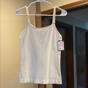 Women's White Shapewear Tank Top